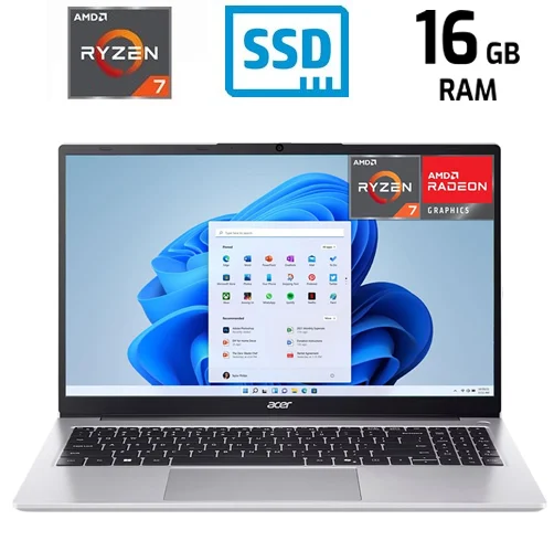 Acer Aspire Lite – Ryzen 7 5825U – 16GB – 512GB SSD – Light Silver