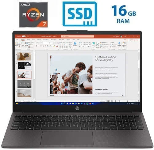 HP 255R G10 – Ryzen 7 7735U – 16GB – SSD – C84ZVUA#ABA